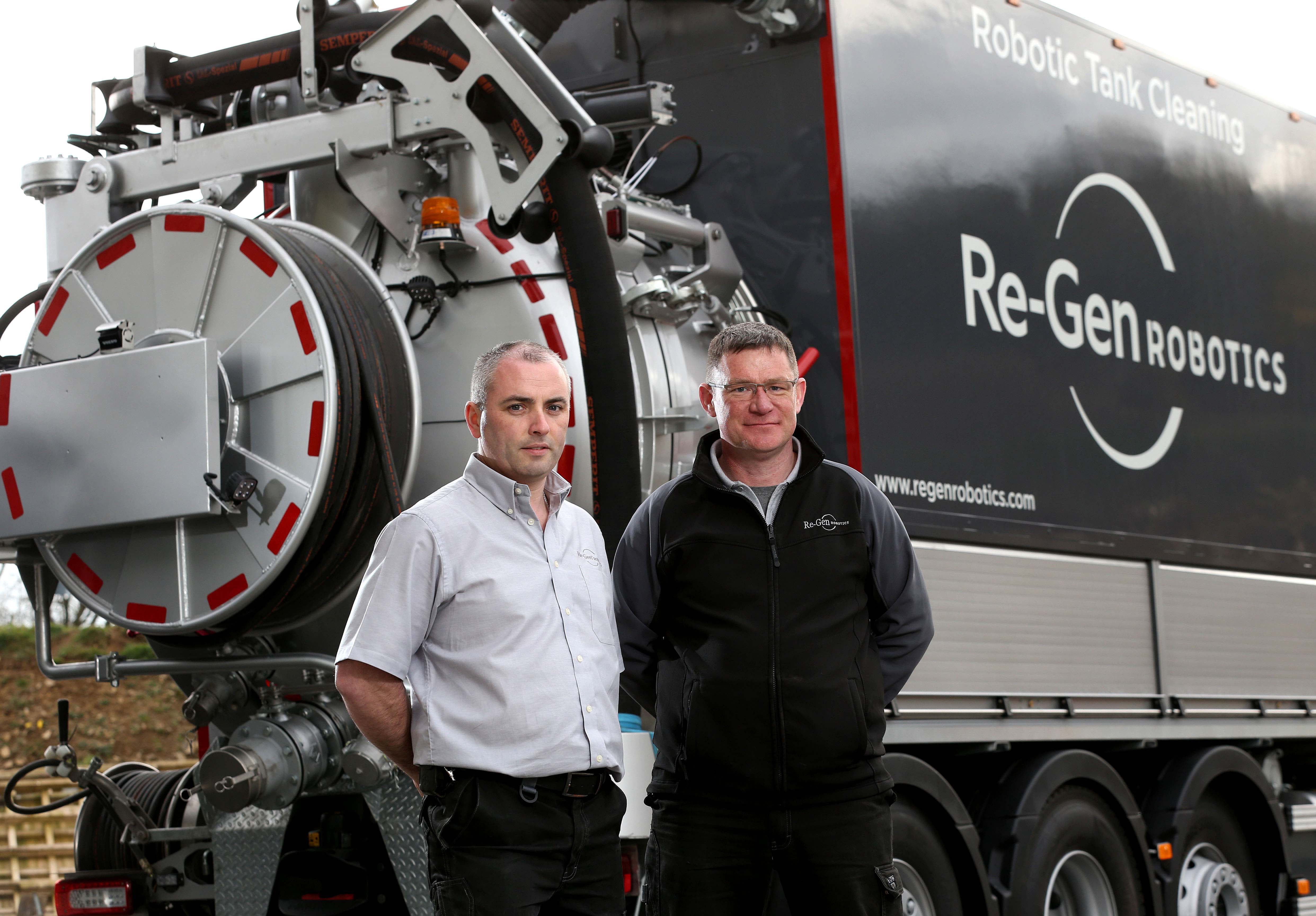 Re-Gen Robotics invests a further £1m in next-gen cleaning robot and tanker