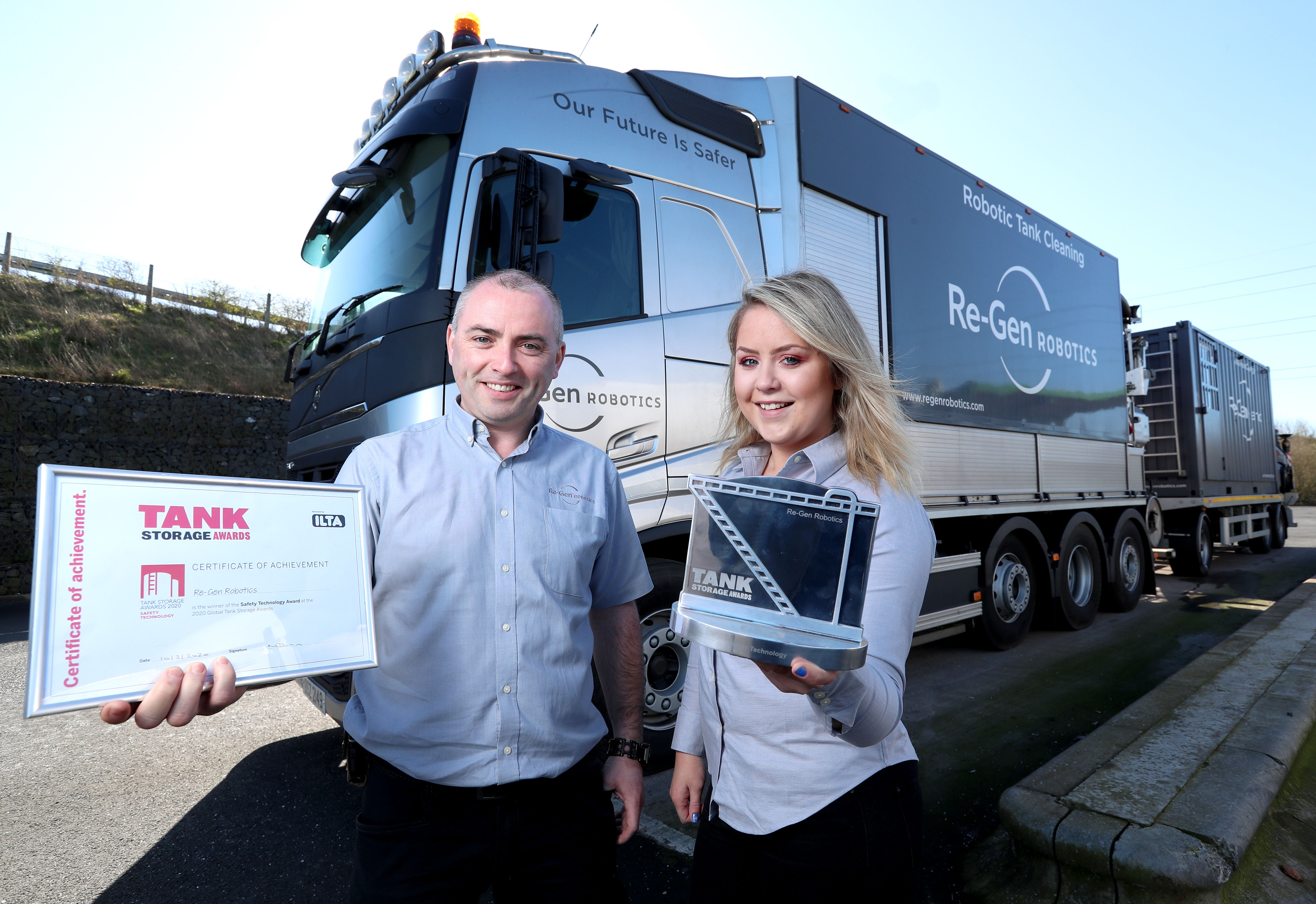 Re-Gen Robotics triumphs at 2020 Global Tank Storage Awards