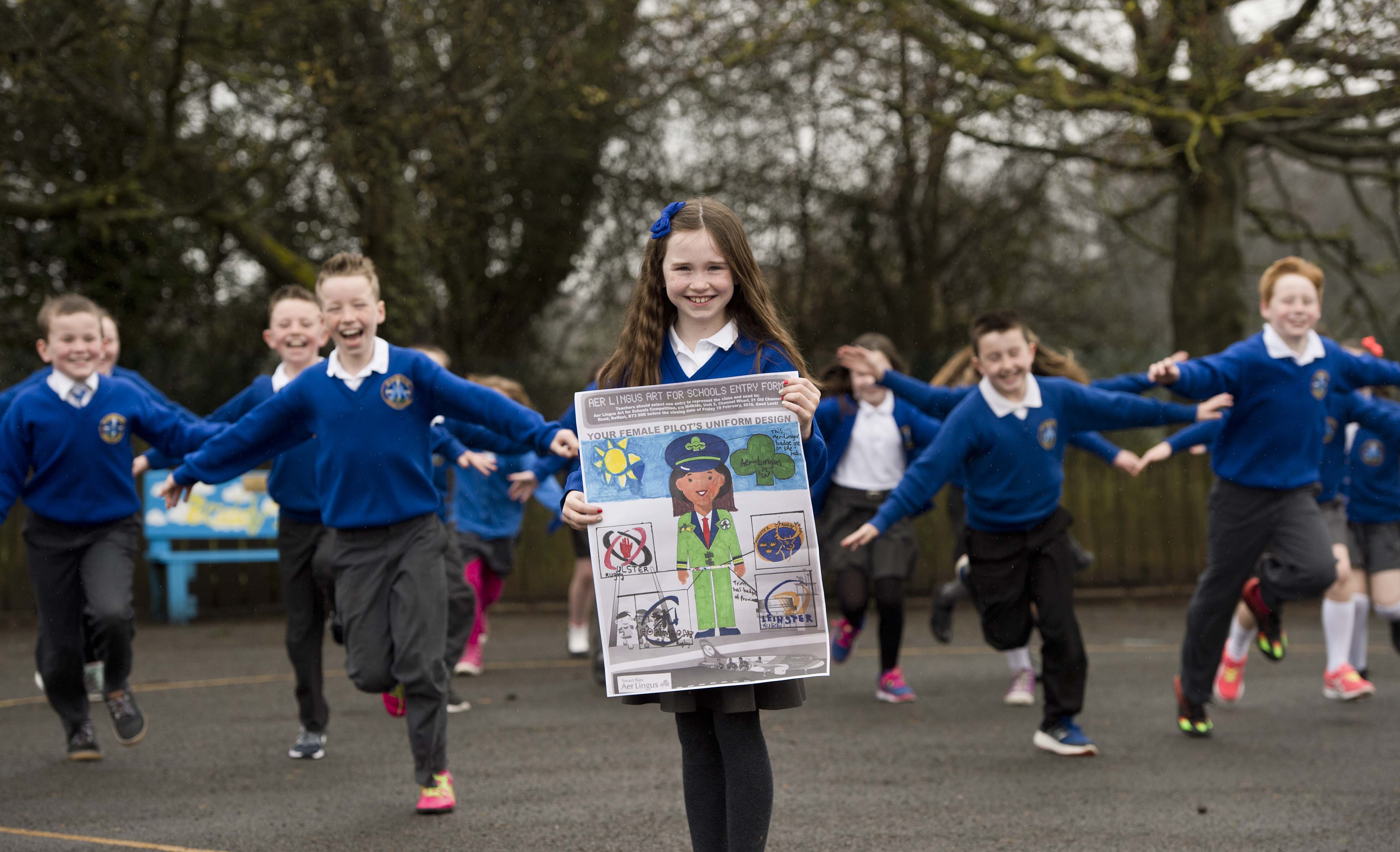 St. Mary’s Primary School has Aer Lingus Art for Schools’ Competition all sewn up!