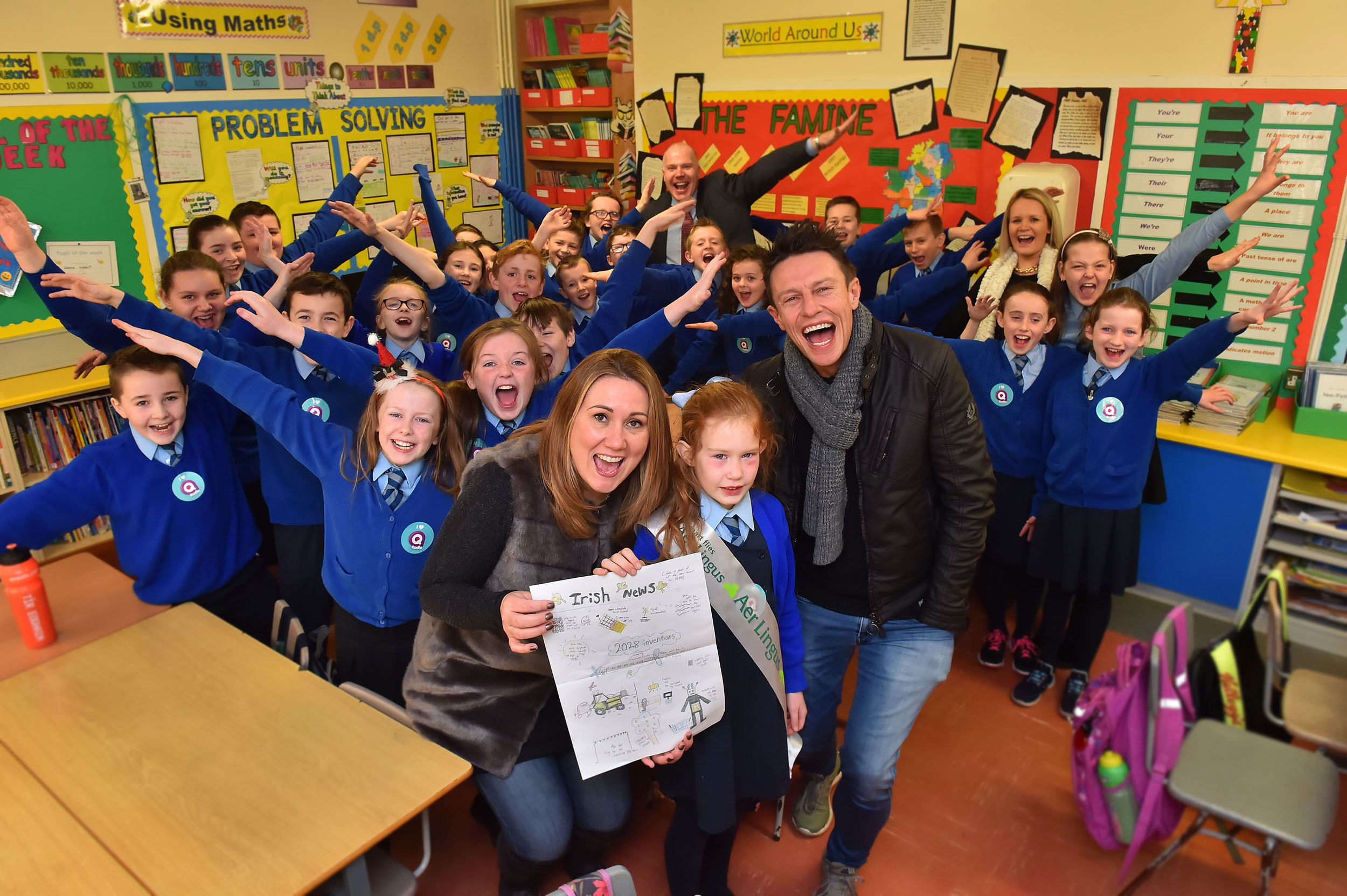 Lucy lands London trip with Aer Lingus Art for Schools’ Comp